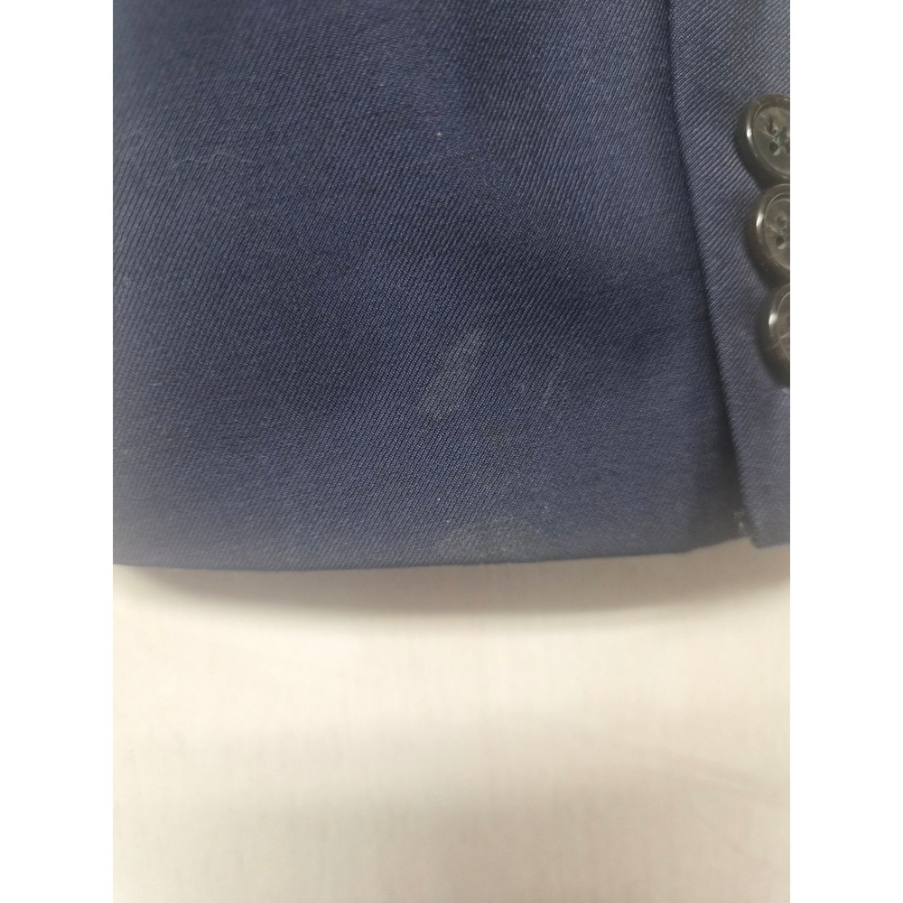 Ralph Lauren Mens Navy Blue 100% Wool 2 Button Blazer Sport Coat 44L Canada - Picture 13 of 13